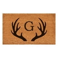 thumbnail image 1 of Antler Monogram Doormat, 30" x 48" (Letter G), 1 of 2