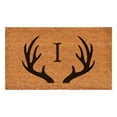 thumbnail image 1 of Antler Monogram Doormat, 30" x 48" (Letter I), 1 of 2