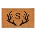 thumbnail image 1 of Antler Monogram Doormat, 30" x 48" (Letter S), 1 of 2