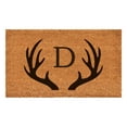 thumbnail image 1 of Antler Monogram Doormat, 36" x 72" (Letter D), 1 of 2