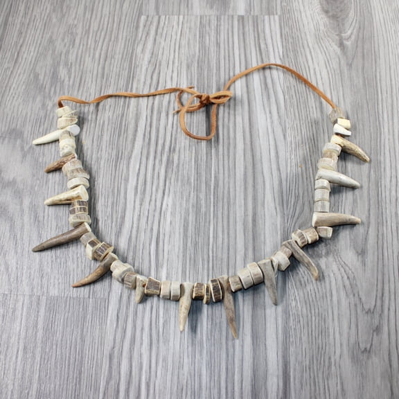 Antler Necklace #0145 Mountain Man Necklace