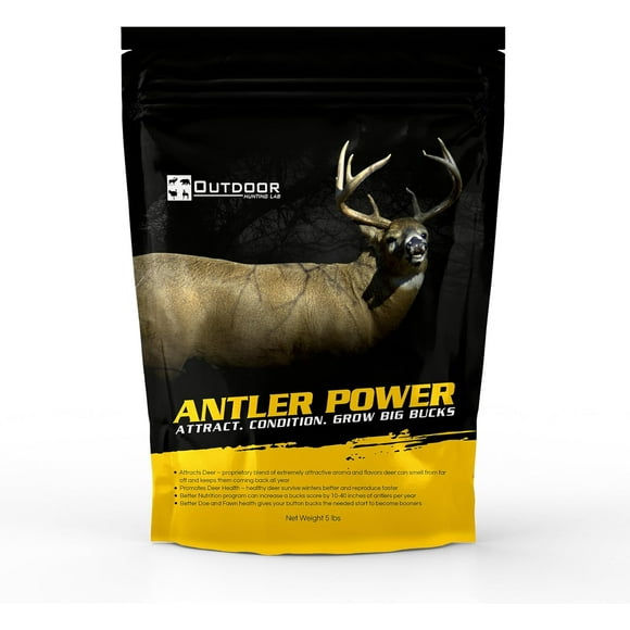 Antler Power Deer Minerals for Whitetail Deer – Deer Mineral Supplement for Deer Food Plot - Mineral & Salt Licks for Antler Growth - Deer Block Buck Attractant Powder