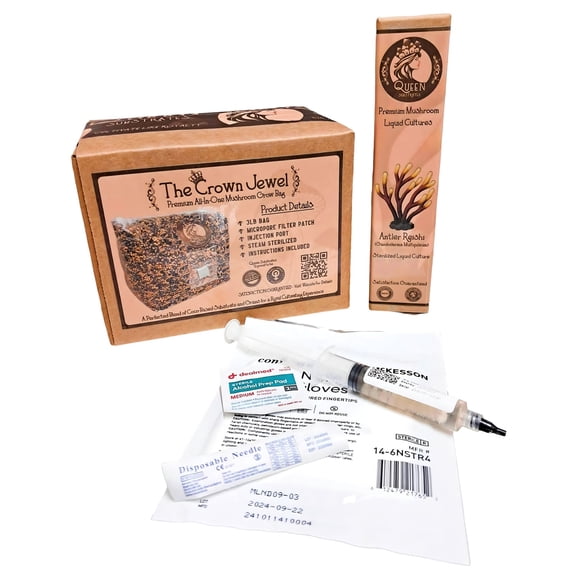 Antler Reishi Mushroom | 3LB All-In-One Mushroom Grow Kit