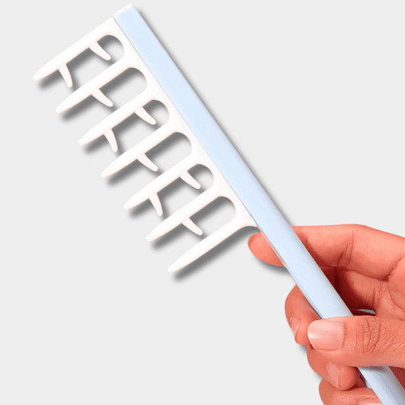 Antler Shaped Wide Tooth Hair Comb for Men and Women, Volumizing Root Lift Detangling Comb for Curly and Straight Hair, Lightweight Styling Seam Comb