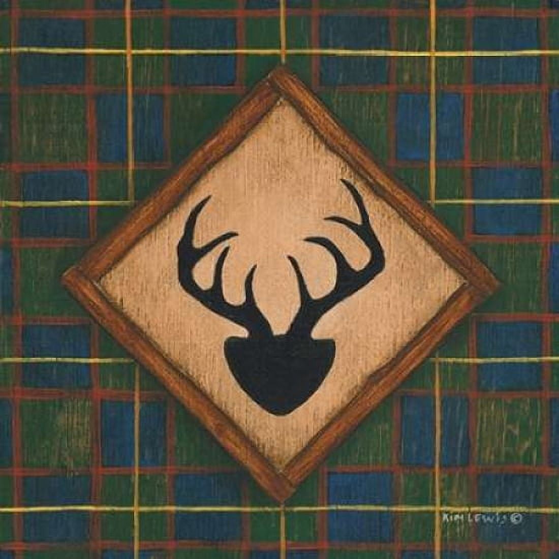 Antlers Canvas Art - Kim Lewis (24 x 24)
