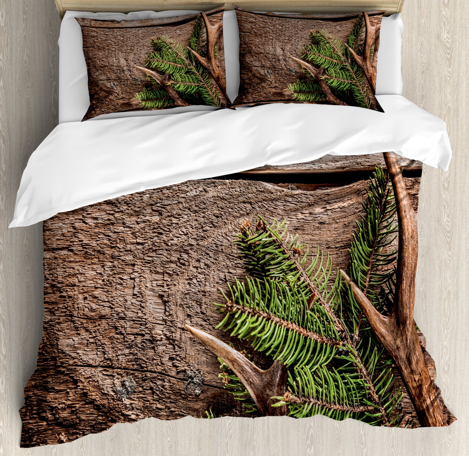 Rustic Antler Quilted Sofa Cover NCU0NXD1779