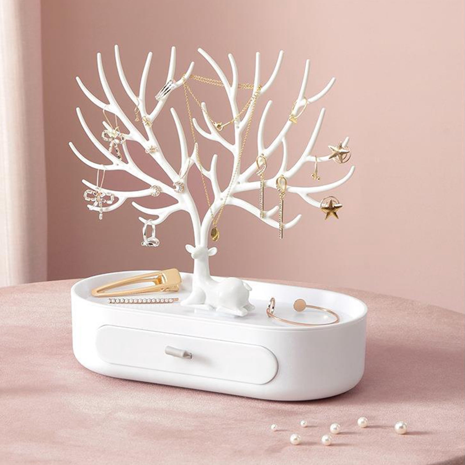 Handchime Racks Antlers Jewelry Display Stand,Tree Tower Rack Hanging Organizer for ...