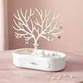 thumbnail image 1 of Antlers Jewelry Display Stand with handle, Tree Tower Rack Hanging Organizer for Ring Earrings Necklace Bracelet, Deer Horn Tree Stand with Storage Drawer and Tray, 1 of 6
