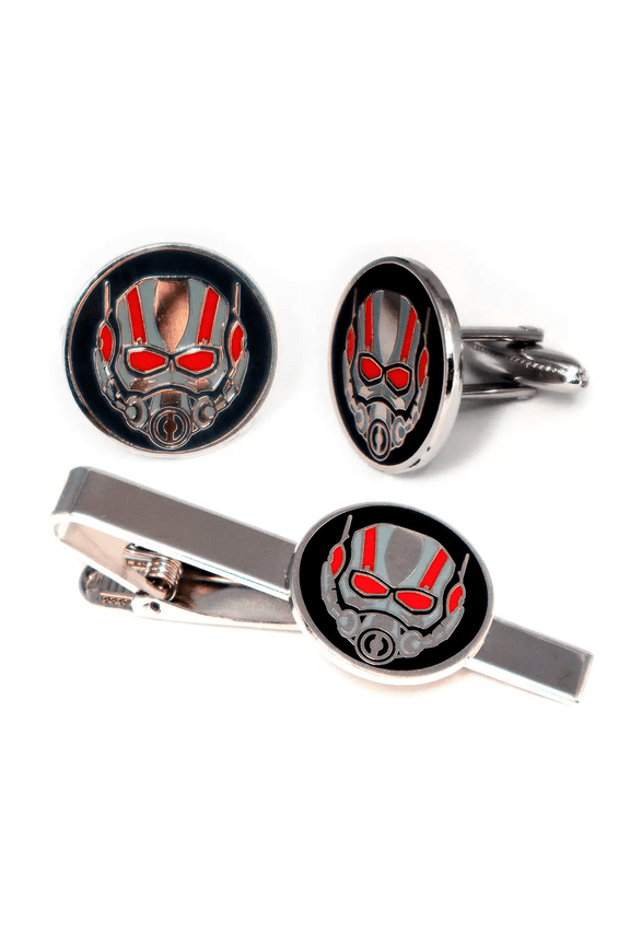 Antman Cufflinks, Marvel Tie Clip, Groomsmen Jewelry, Men’s Wedding Gifts