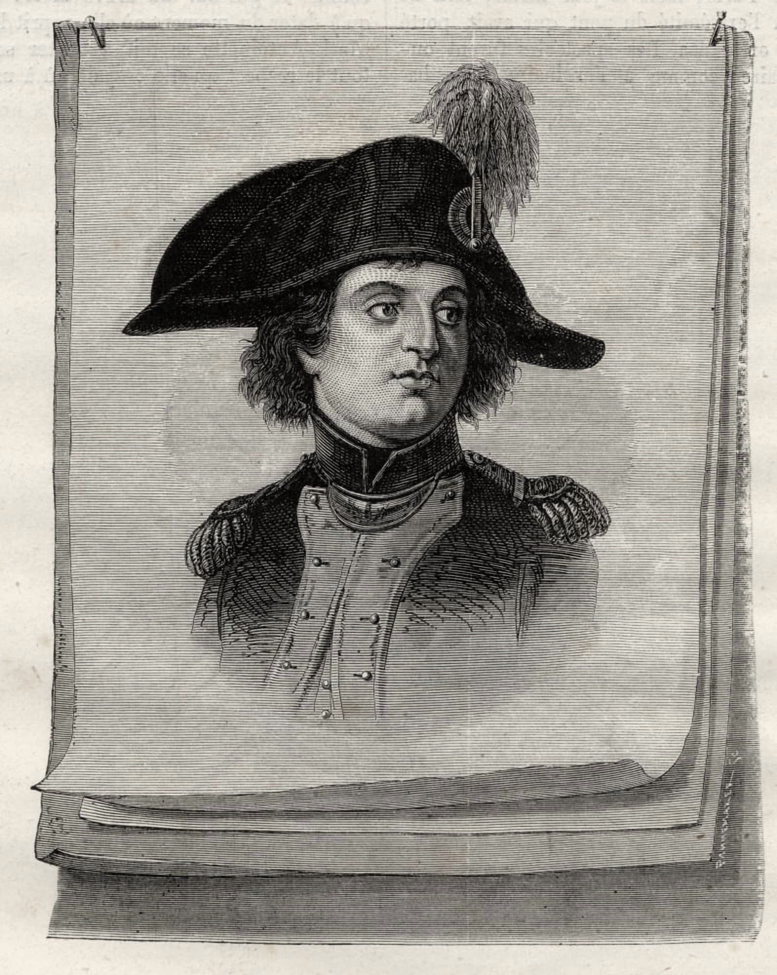 Antoine Joseph Santerre 1752-1809 French Revolutionary From Histoire De La Revolution Francaise By Louis Blanc Canvas Art - Ken Welsh Design Pics (26 x 34)