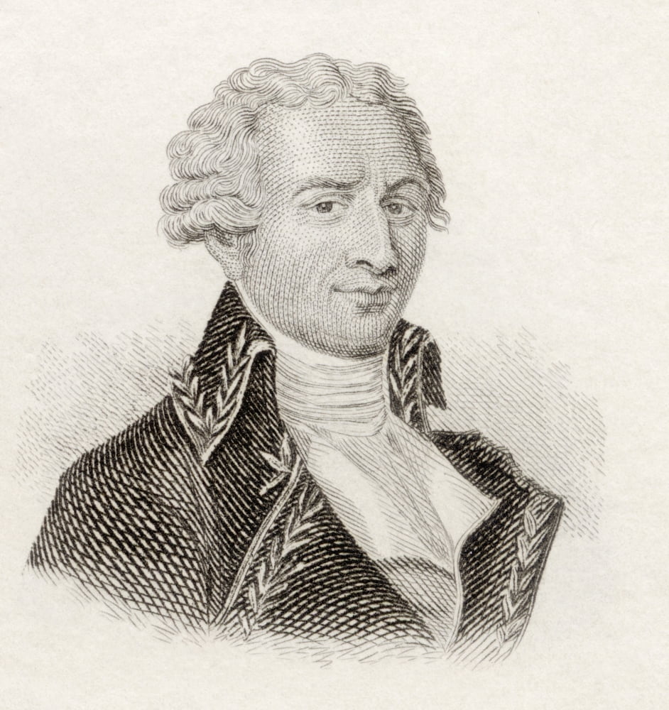 Antoine Laurent De Jussieu 1748 To 1836 French Botanist From Crabbs Historical Dictionary Published 1825 Canvas Art - Ken Welsh Design Pics (28 x 30)
