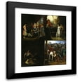 thumbnail image 1 of Antoine Rivoulon 20x23 Black Modern Framed Museum Art Print Titled - Scenes of Notre-Dame De Paris (1832), 1 of 5