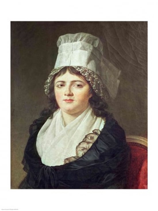 Antoinette Gabrielle Charpentier Canvas Art - Jacques-Louis David (18 x 24)