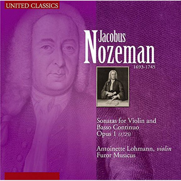 Antoinette Lohman & Furor Mus - Sons for Violin & Basso Continuo Op. 1 - Classical - CD