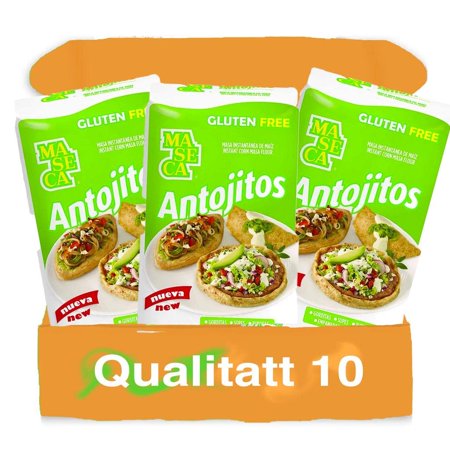 Antojitos Corn Masa Flour 2 lb 3 Pack by Qualitatt
