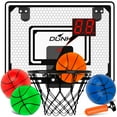 thumbnail image 1 of Antokstone Basketball Hoop Indoor, Mini Hoop with Scoreboard, Door Basketball Hoop Basketball Toys Gifts for 5 6 7 8 9 10 11 12 Year Old Boys Girls (Honeycomb Pattern), 1 of 10