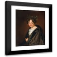 thumbnail image 1 of Anton Einsle 20x24 Black Modern Framed Museum Art Print Titled - Portrait of a Young Lady with a Black Bow in Her Hair (1831), 1 of 5