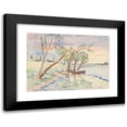 thumbnail image 1 of Anton Emanuel Peschka 24x18 Black Modern Framed Museum Art Print Titled - Haut Hath, 1 of 5