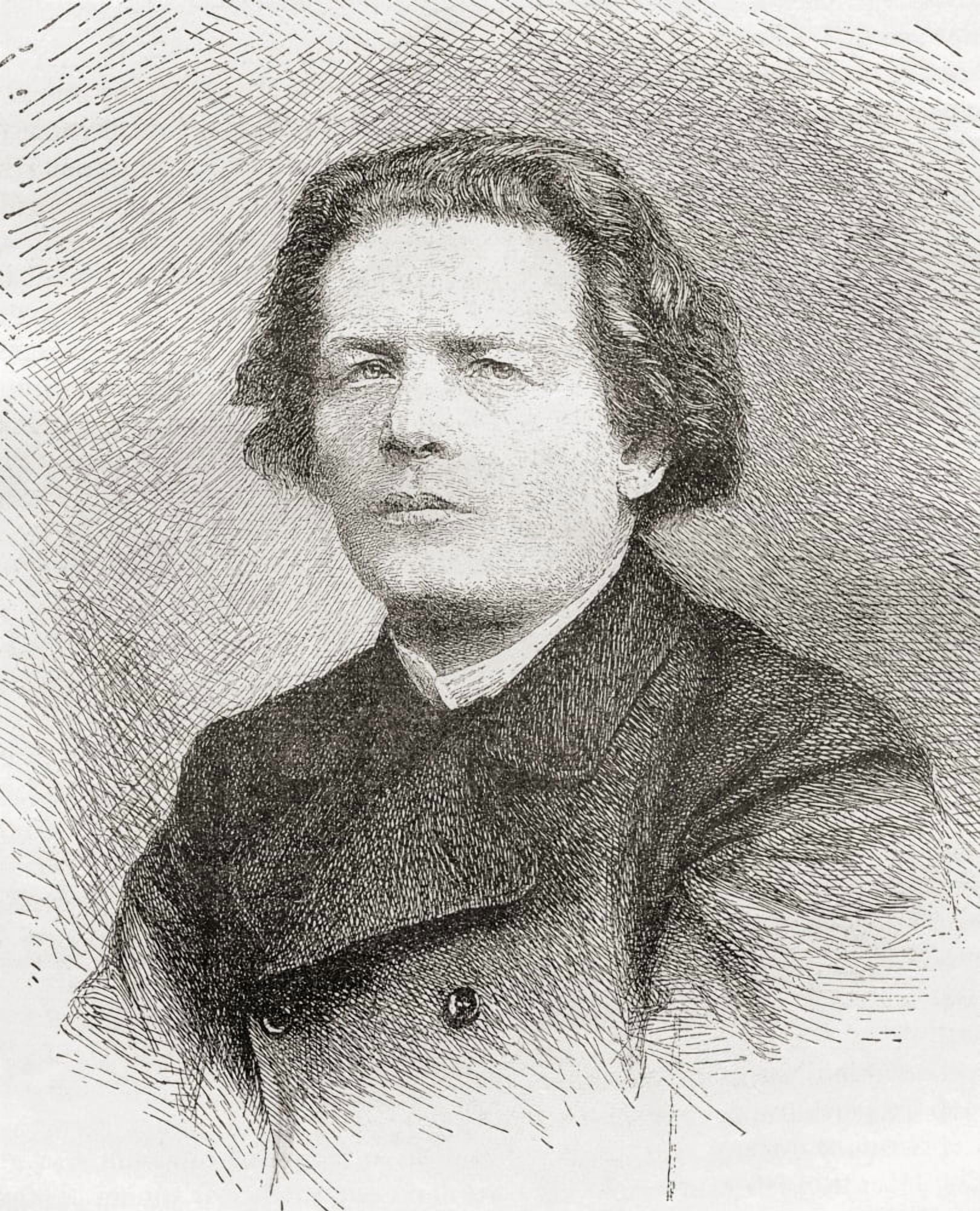 Anton Grigorevich Rubinstein 1829 Canvas Art - Ken Welsh Design Pics (12 x 15)