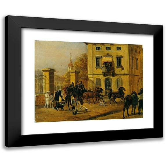 Anton Hermann Kowalsky 18x15 Black Modern Framed Museum Art Print Titled - Exit