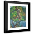 thumbnail image 1 of Anton Kolig 14x18 Black Modern Framed Museum Art Print Titled - Kneeling Narcissus (1920), 1 of 5