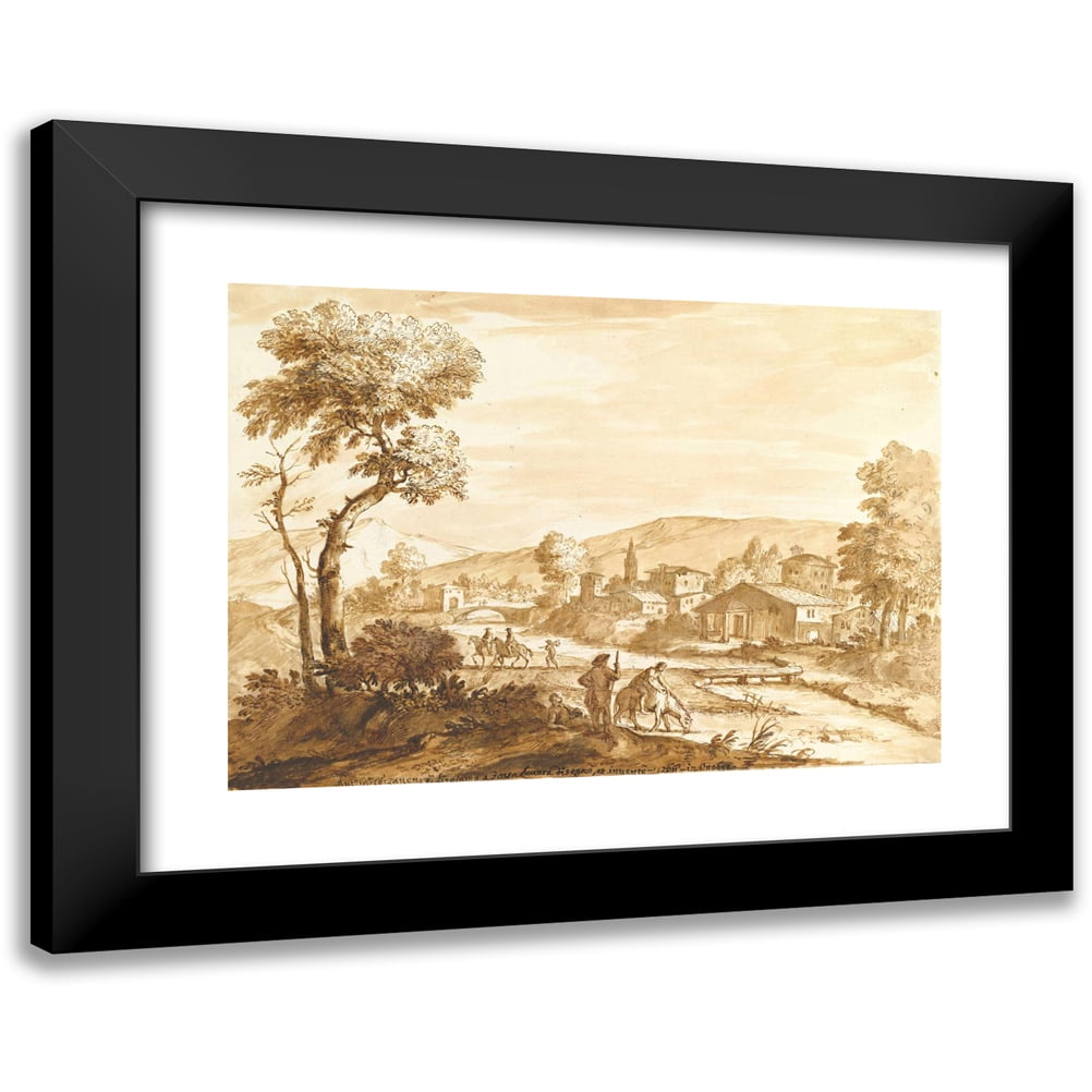 Anton Maria the Elder 18x14 Black Modern Framed Museum Art