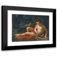 thumbnail image 1 of Anton Raphael Mengs 14x11 Black Modern Framed Museum Art Print Titled - Saint John the Baptist in the Desert, 1 of 5