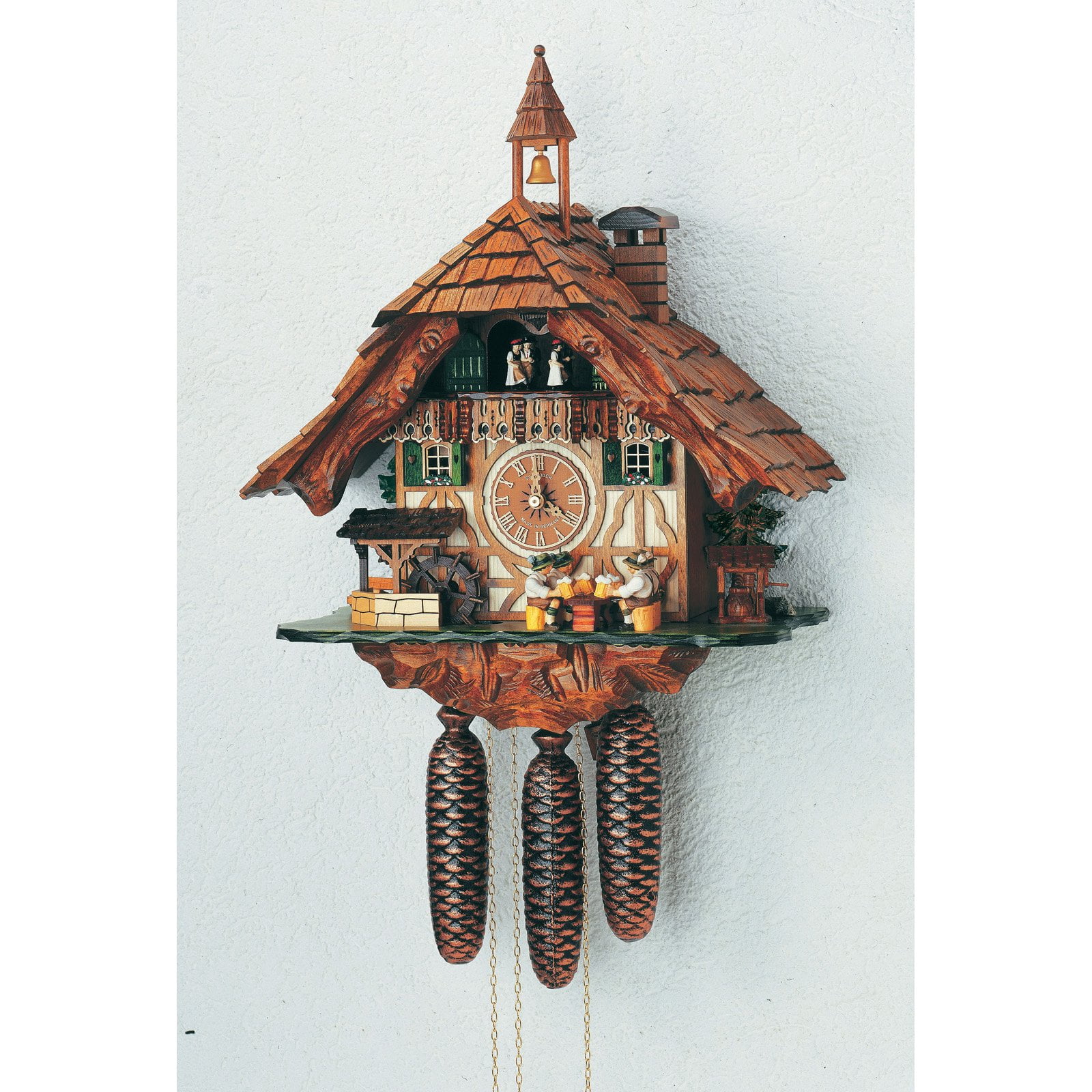 Anton Schneider Black Forest 19 Inch Cuckoo Clock - Walmart.com