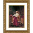 thumbnail image 1 of Anton Von Maron 14x18 Gold Ornate Wood Frame and Double Matted Museum Art Print Titled - Michelangelo Cambiaso, Doge of Genoa (1738-1813) (1792), 1 of 4
