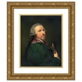 thumbnail image 1 of Anton Von Maron 15x18 Gold Ornate Wood Frame and Double Matted Museum Art Print Titled - Self-Portrait, 1 of 4
