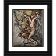 thumbnail image 1 of Antonin Procházka 15x18 Black Ornate Wood Framed Double Matted Museum Art Print Titled - Prometheus (1911), 1 of 5