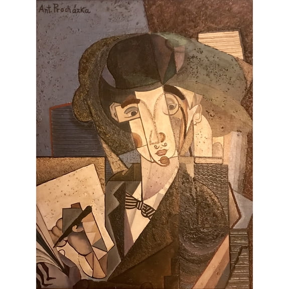 Antonin Prochazka Man In The Hat Extra Large XL Wall Art Poster Print