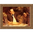 thumbnail image 1 of Antonin Proust 24x20 Gold Ornate Wood Framed Canvas Art by Zorn, Anders, 1 of 2