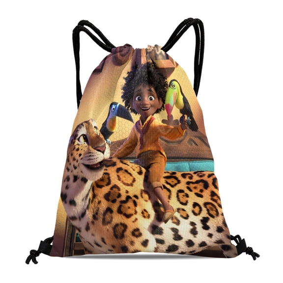 Antonio Encanto Gift Drawstring Bag:Waterproof, ideal for fitness, hiking, swimming, travel, beach, and shopping, measuring 15.7*17.7 inches (40cm45cm.