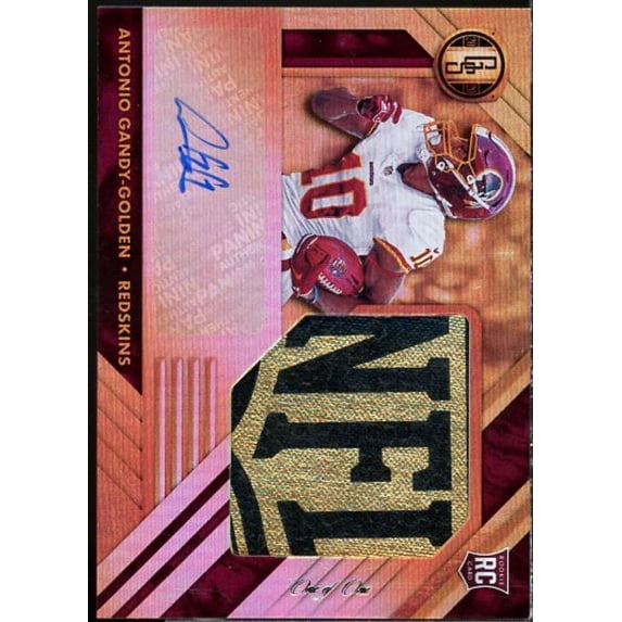 Antonio Gandy-Golden 2020 Gold Standard Rookie Jersey AU Jumbo NFL Shield #40