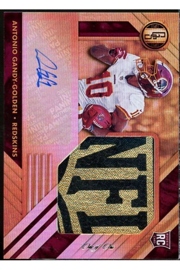 Antonio Gandy-Golden 2020 Gold Standard Rookie Jersey AU Jumbo NFL Shield #40