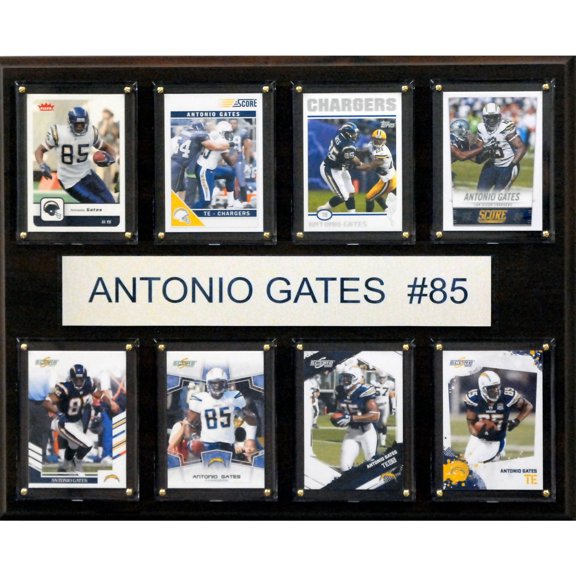 Antonio Gates Los Angeles Chargers 12'' x 15'' Plaque