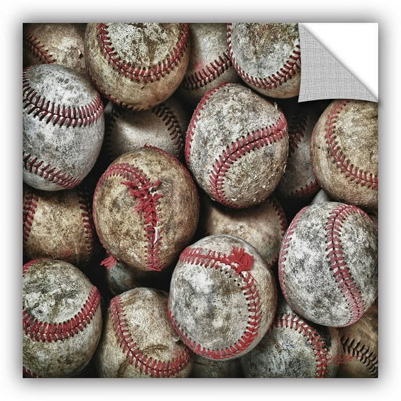 Antonio Raggio 'Baseballs' Removable Wall Art
