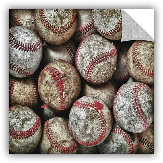 Antonio Raggio 'Baseballs' Removable Wall Art