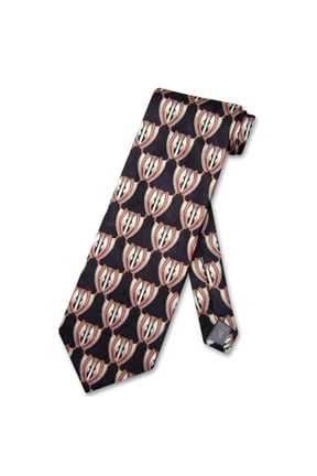 SILK NeckTie Made in ITALY Geometric Design Men's Neck Tie #5667-4