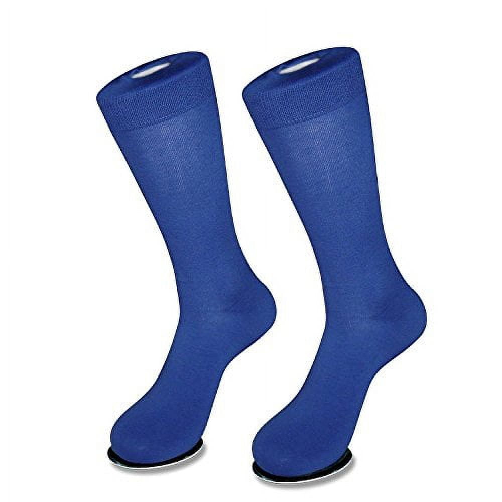 Antonio Ricci Solid Color Men's Dress Socks (Royal Blue)