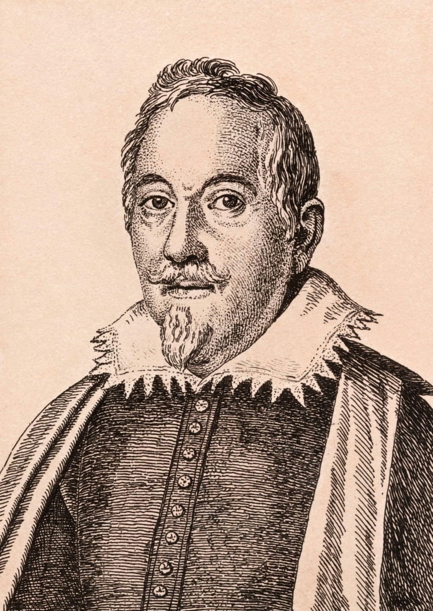 Antonio Tempesta 1555-1630 Italian Painter From 75 Portraits Of Celebrated Painters From Authentic Originals Etched By James Girtin Published London 1817 Canvas Art - Ken Welsh Design Pics (24 x 34)