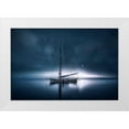 thumbnail image 1 of Antonio Trivino, Jose 14x11 White Modern Wood Framed Museum Art Print Titled - Drifting Night, 1 of 4