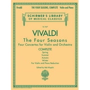 Antonio Vivaldi - The Four Seasons, Complete Four Concertos for Violin and Orchestra with Piano Reduction Schirmer Libr, Paperback