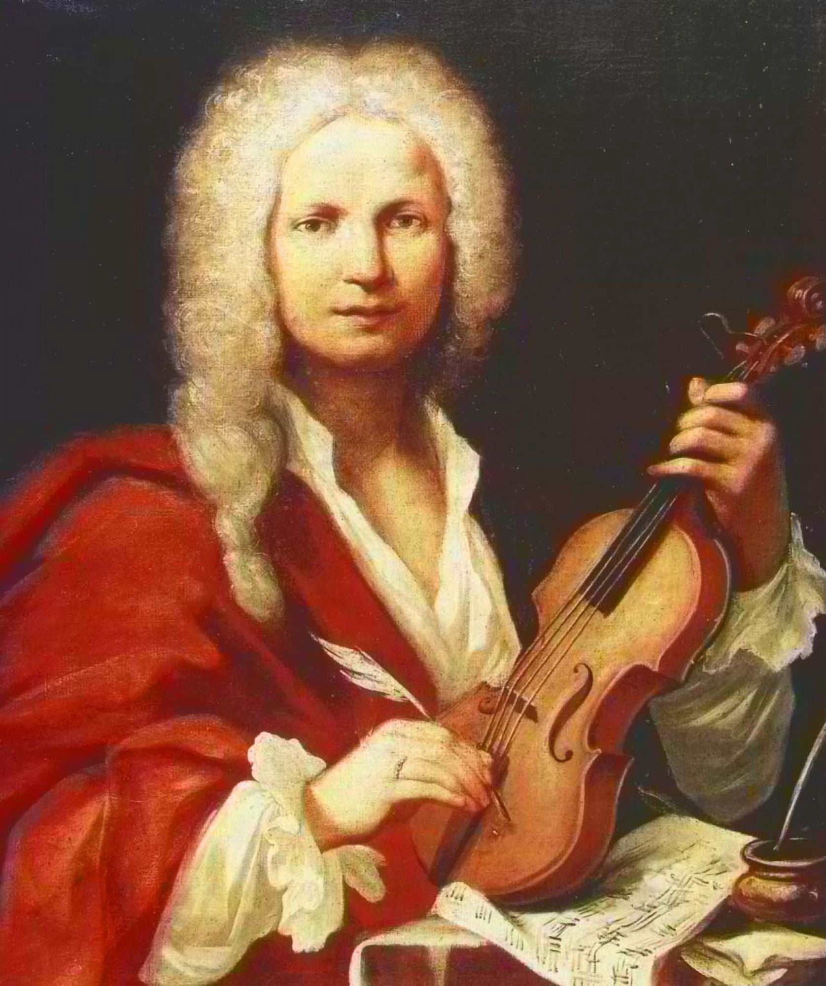 Antonio Vivaldi (poss) 1723 Canvas Art - Unknown (24 x 36)