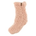 thumbnail image 1 of Antonio Women's Plush Sherpa Loungewear Slipper Socks-Rose Pink-One Size, 1 of 1