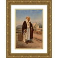 thumbnail image 1 of Antonio Zeno Shindler 11x14 Gold Ornate Wood Frame and Double Matted Museum Art Print Titled - Kabyle Algerian (ca. 1893), 1 of 4