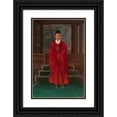 thumbnail image 1 of Antonio Zeno Shindler 17x24 Black Ornate Framed Double Matted Museum Art Print Titled: King of Korea (ca. 1893), 1 of 5
