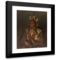 thumbnail image 1 of Antonio Zeno Shindler 19x24 Black Modern Framed Museum Art Print Titled - Keokuk (The Watchful Fox), Junior (ca. 1876-1899), 1 of 5