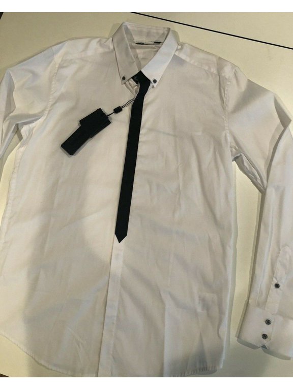 Movie Star Long Sleeve Dress Shirt 52 XL Bianco